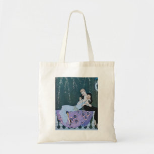 Fireworks in Paris Art Deco Tote Bag