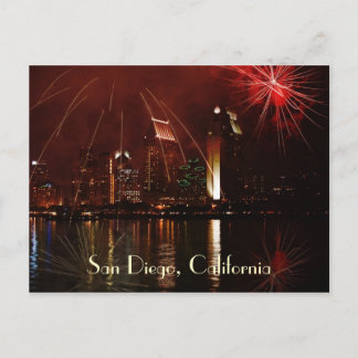 Fireworks in San Diego, California (USA) Postcard