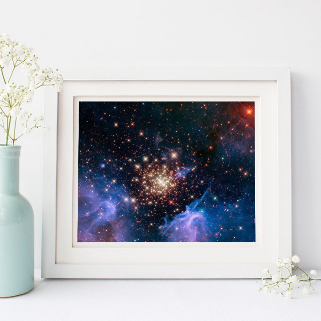 Fireworks in Space Celestial Photo Poster (Fireworks in Space Poster)
