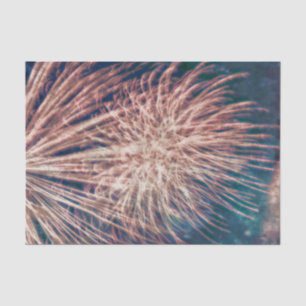 Fireworks Independence Day Teal 4th Of July Tissue Paper