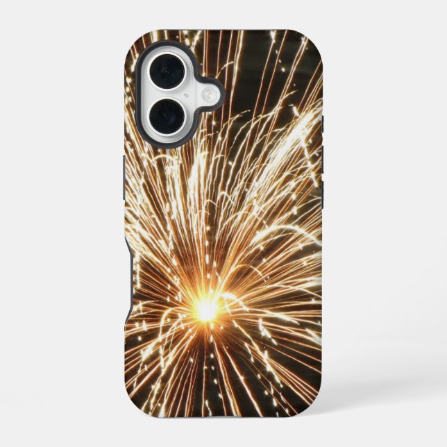 Fireworks iPhone 16 Case (Back)