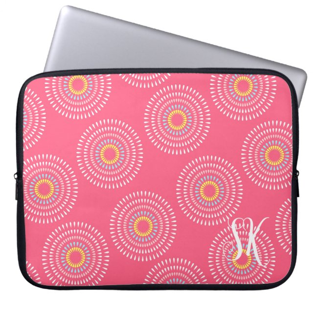 Fireworks Japanese Cherry Laptop Sleeve (Front)
