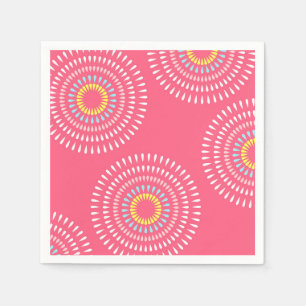 Fireworks Japanese Cherry Napkin