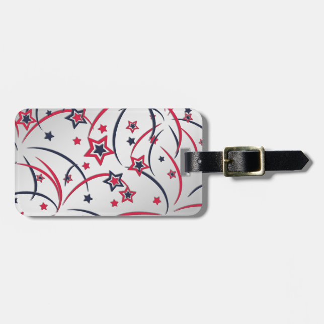 Fireworks Luggage Tag (Front Horizontal)