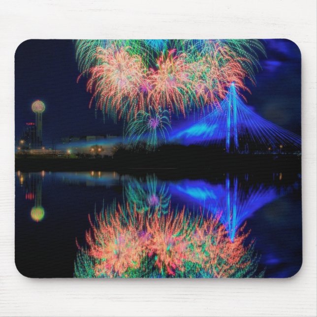 Fireworks Mouse Mat (Front)