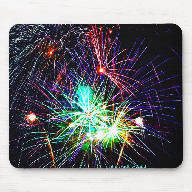 Fireworks Mousepad (Front)