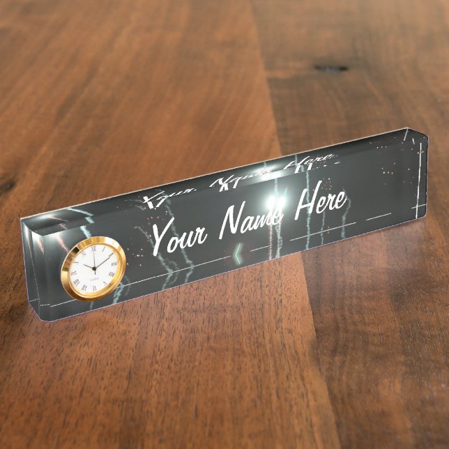 Fireworks Nameplate (Side)