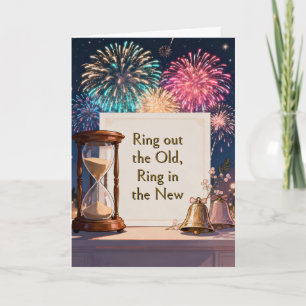 Fireworks New Year Holiday Card