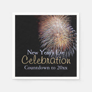 Fireworks New Year's Eve Celebration Napkins