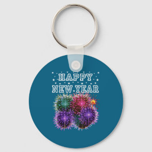 Fireworks New Year's Eve Party  Key Ring