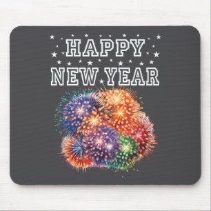 Fireworks New Year's Eve Party  Mouse Mat