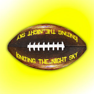 Fireworks of Star Formation Yellow American Football
