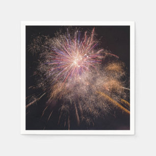 Fireworks paper napkins