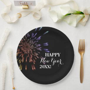 Fireworks Paper Plate