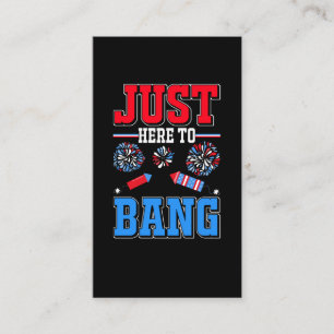 Fireworks Patriotic Party USA Celebration 4th of J Business Card