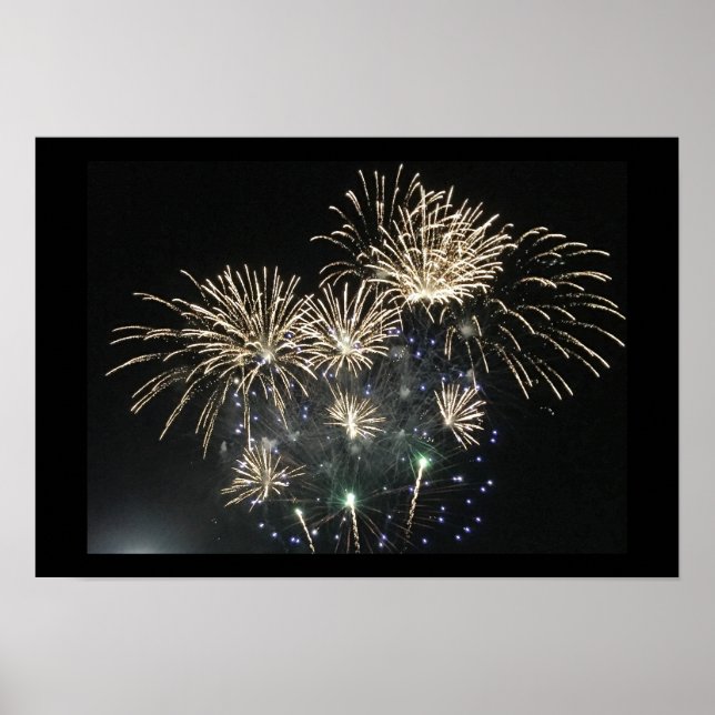 Fireworks Photo Poster (Front)