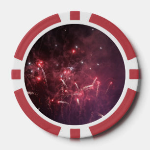 Fireworks  poker chips