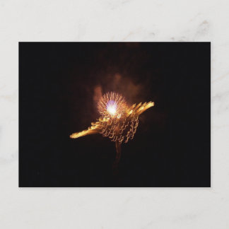 FIREWORKS POSTCARD