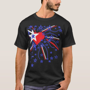 Fireworks Red White and Blue T-Shirt