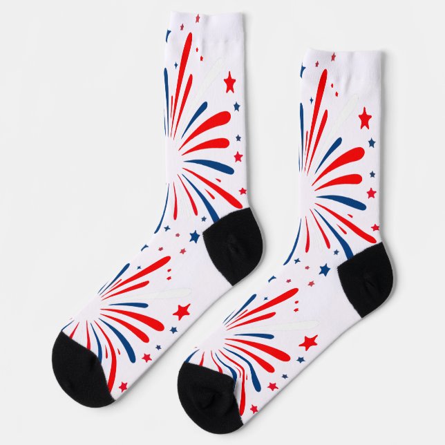 Fireworks Socks (Left)
