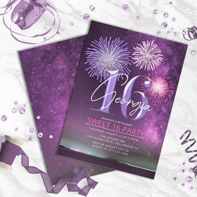 Fireworks Sweet 16 Purple ID984 (Creator Uploaded)