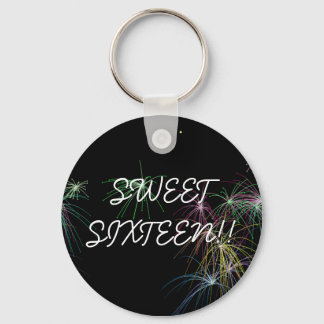 Fireworks, SWEETSIXTEEN!! Key Ring