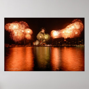 Fireworks Sydney Opera House Idol Poster