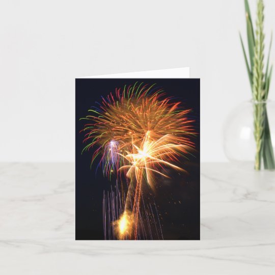 Fireworks! Thank You Card | Zazzle.co.uk