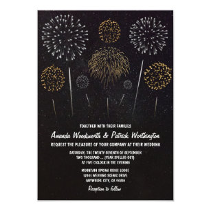 Firework Themed Wedding Invitations 5