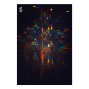 Fireworks through 3D Glasses 2 Photo Print