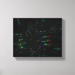 Fireworks Through 3D Glasses 3 Canvas Print