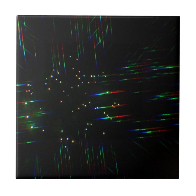 Fireworks Through 3D Glasses 3  Tile (Front)