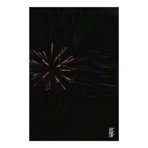 Fireworks through 3D Glasses 5 Photo Print