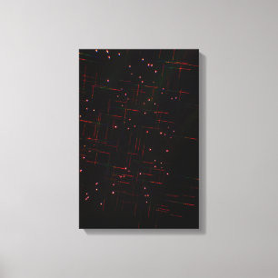 Fireworks through 3D Glasses 6 Canvas Print