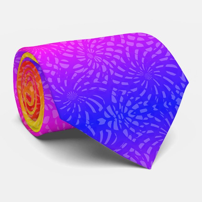 Fireworks Tie (Rolled)