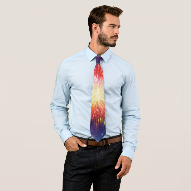 Fireworks  tie (In Situ)