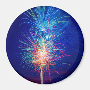 Fireworks to the sun putting magnet