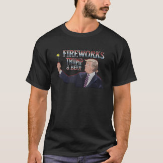 Fireworks Trump Beer Apparel T-Shirt