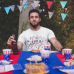 Fireworks USA Patriotic Red White Blue T-Shirt<br><div class="desc">With the 4th of July coming up,  you have a wonderful chance to express your patriotic spirit! Whether you're looking forward to joining a parade,  enjoying a BBQ party,  or simply spending quality time with your loved ones,  this design will be a perfect fit for the occasion.</div>