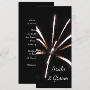 Fireworks Wedding Invitation