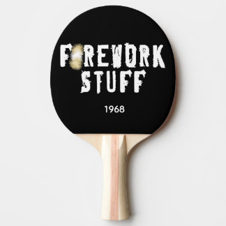 Fireworks with cool object ping pong paddle