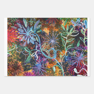 Fireworks wrapping paper