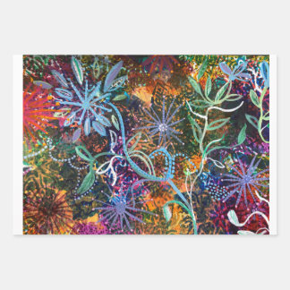 Fireworks wrapping paper