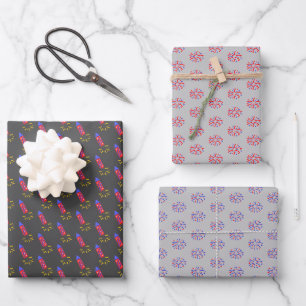 Fireworks Wrapping Paper Sheet