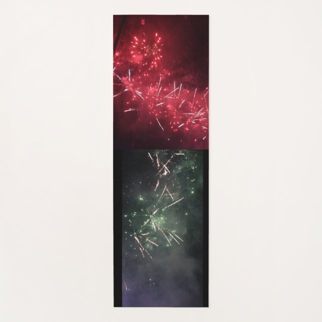 Fireworks Yoga Mat (Front)
