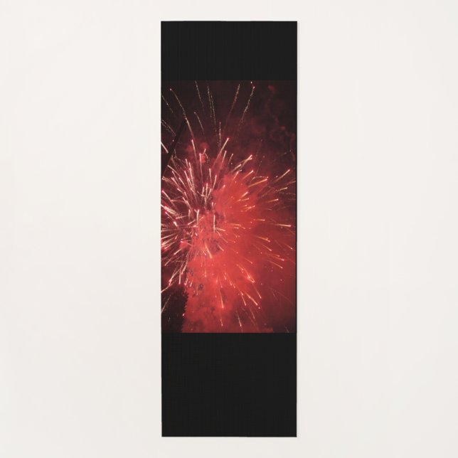 Fireworks  yoga mat (Front)