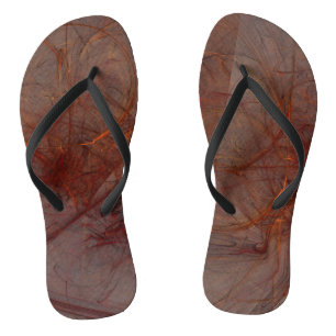Firey Flame Flip Flops