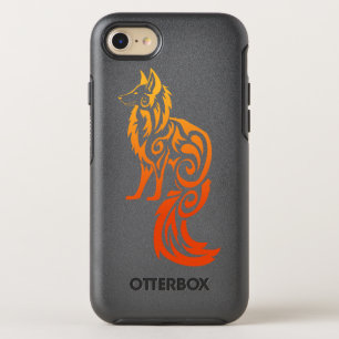 Firey Red Tribal Fox Kitsune OtterBox Symmetry iPhone 8/7 Case