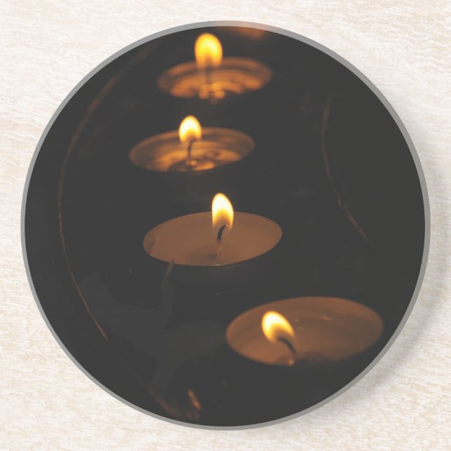 Firing candles coaster (Front)