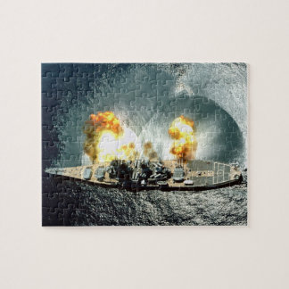 Firing Full Broadside Jigsaw Puzzle